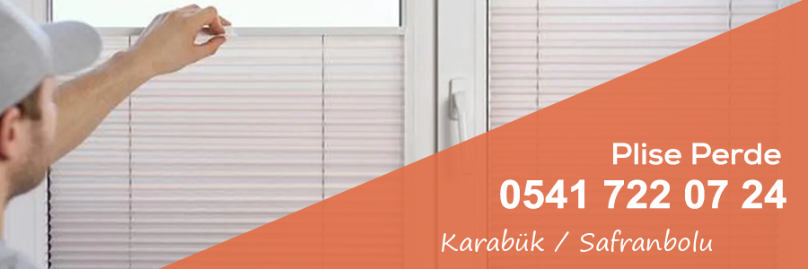 Karabük Safranbolu Plise Perde